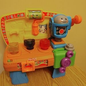 Fisher Price Laugh and Learn work Tool Bench‎ French Version